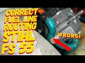 MOST COMMON FUEL LINE ROUTING MISTAKE I SEE ON STIHL FS SERIES TRIMMERS