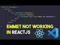 Fix emmet not working in react js in vs code Enable Emmet support for JSX in Visual Studio Code