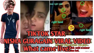 tiktok star nisha guragain viral video what came live the real bakchodi