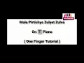 Lagu Mala Pirtichya Zulyat Zulva - On Piano | One Finger Tutorial | Learn Piano Song