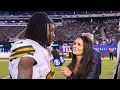 How does CBS Sports Sideline reporter Tracy Wolfson prepare for NFL games