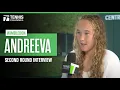 Lagu Mirra Andreeva gifts Martina Navratilova a friendship bracelet | 2025 Wimbledon