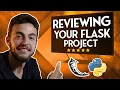 Python Reviewing a cool Flask Project