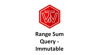 Range Sum Query LeetCode 303 Coding Interview Tutorial