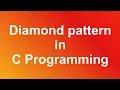 How to generate Diamond Pattern in C programming