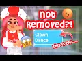 THE CLOWN DANCE GLITCH WASN T ACTUALLY REMOVED Royale High