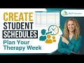 SLP Workspace Tutorial Color-Coded Therapy Groups Versioning Scheduling