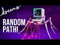 How to Make TRUE Random AI Pathfinding in Dreams No Set Paths