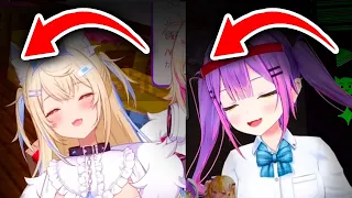 Towa Can't Resist Copying FuwaMoco's Cute Movement and Voices【Hololive】