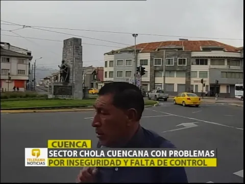 Sector Chola Cuencana con problemas por inseguridad y falta de control