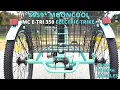I almost tipped over on this Electric Trike - Mooncool MC E-TRI 350