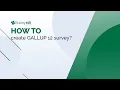 Brainy HR Gallup 12 survey template