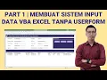 PART 1 - LEARN VBA MACRO NO USERFORM FULL SHEET