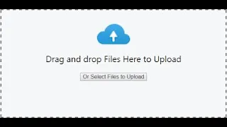 Drag and drop upload file in html with JavaScript CSS Tailwindcss and php