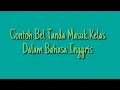 Download Lagu Contoh Suara Voice Bel Tanda Masul Kelas In English Dalam Bahasa Inggris