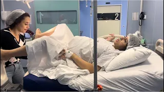 فلوق الولادة لحضات حقيقية وصعبة الحمد لله 