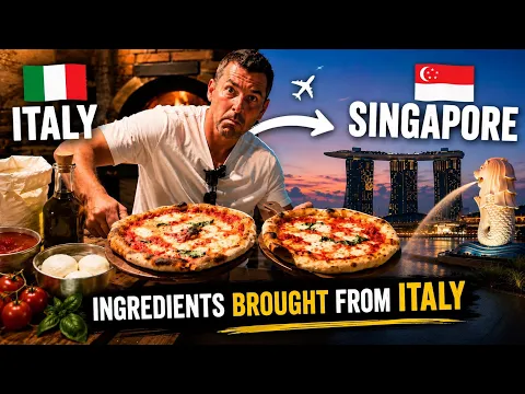 I Brought Italy to Singapore to Make REAL Pizza / Full Dough Recipe 