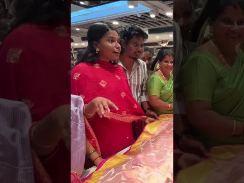 Engagement saree 💕😍 ready ! |Engagement saree shopping | #viral #youtubeshorts #trending