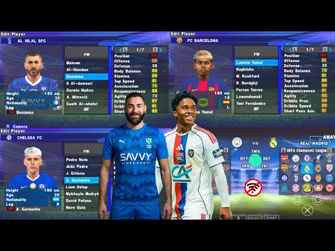 تحميل لعبة PES 2026 PSP ISO ملف واحد بأحدث الانتقالات 1 Video