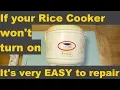 Download Lagu How to repair rice cooker not turning on - It's pretty easy