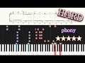 phony - Tsumiki feat. KAFU - Hard Piano Tutorial + Sheets [piano arrangement]