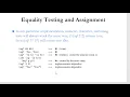 KTU S7 PROGRAMMING PARADIGMS EQUALITY TESTING AND ASSIGNMENTS