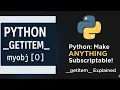 Python Magic Methods Using -
