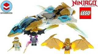 LEGO Ninjago 71770 Zane's Golden Dragon Jet Speed Build