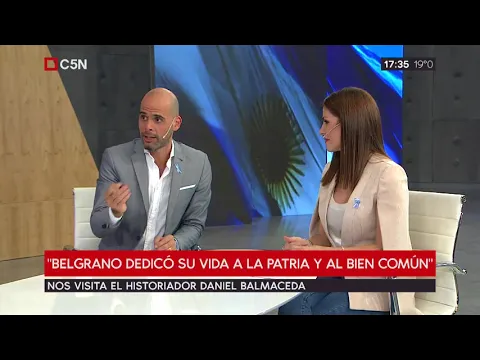Entrevista al historiador Hernu00e1n Balmaceda por el Du00eda de la Bandera