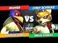 SSC 2023 Top 8 - Mango Falco Vs Cody Schwab Fox Smash Melee Tournament