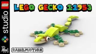 How to Build LEGO Gecko in BrickLink Studio | RabibMotion