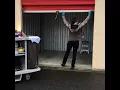 Cleaning a U-Haul Storage Unit