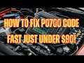 How to Fix P0700 Code FAST in 7 Minutes Transmission DIY for Under 90