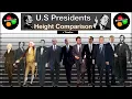 Timeline and Height Comparison Presidents of the United States of America