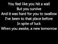 Download Lagu Angels and Airwaves Surrender lyrics on screen