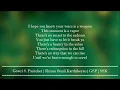 NEEDTOBREATHE & Tori Kelly - I’ve Got a Story (Lyrics) | OST : House of David