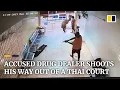 Download Lagu Accused drug dealer facing death penalty escapes from Thai court after gunfight