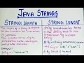 String length and String concatenation function in Java Hindi Part-2 lec-25