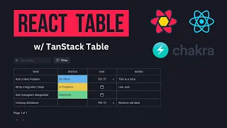 React Table Tutorial TanStack Table