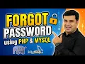Forgot Password System In PHP Password Recovery By Email In PHP
