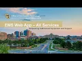 EMS Web App Requesting AV Services