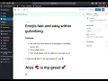 Wordpress Emoji Autocomplete Gutenberg