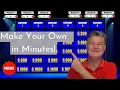 Create an Interactive Jeopardy Game in PowerPoint