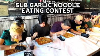 5LB GARLIC NOODLE EATING CONTEST at Submarine Crab in Diamond Bar CA
