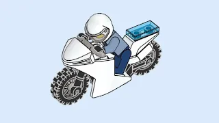 LEGO 952103 Instructions | City | Policeman and Motorcycle | Police | Magazine Gift