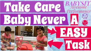 you know taking care of baby is not a easy task watch here