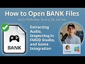 How to Open BANK Files FMOD Bank Tools or fsb - aud