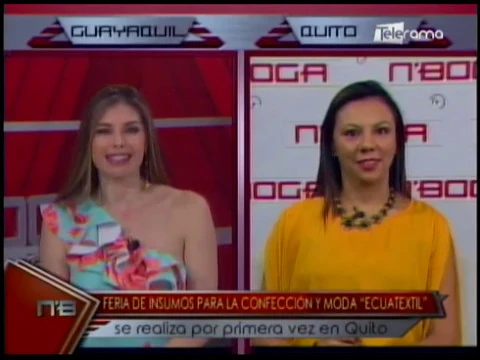 Feria de insumos par ala confección y moda Ecuatextil se realiza por primera vez en Quito