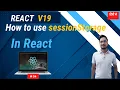 How to Use SessionStorage in React JS In Hindi