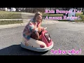 Review of Kidzone bumper car amazon dupe Is it worth it Kids indoor outdoor bumper car review